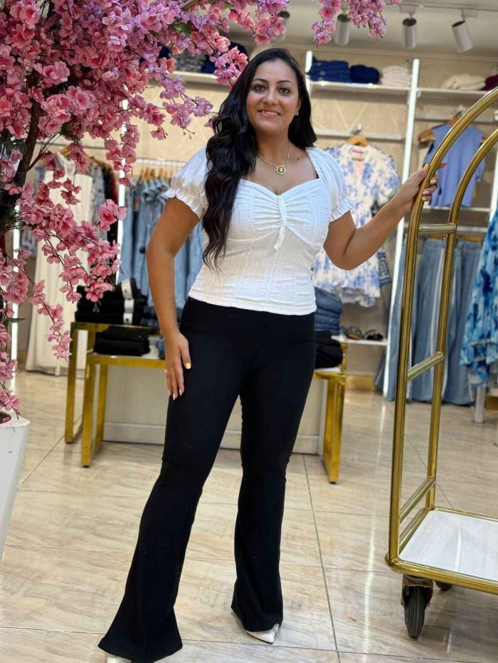 Short Sleeve White Top - Image 4