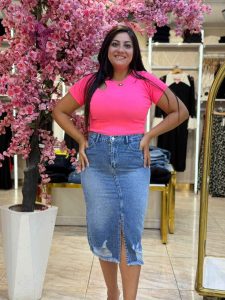 Plain Color Short Sleeve Open Coal Top - Image 3