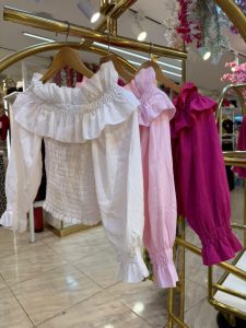 Plain Color Ruffle Long Sleeve Top - Image 3
