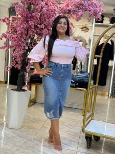 Plain Color Ruffle Long Sleeve Top - Image 4