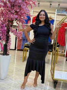 Sleeveless Plain Color Dress - Image 7
