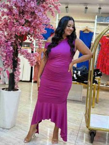 Sleeveless Plain Color Dress - Image 3