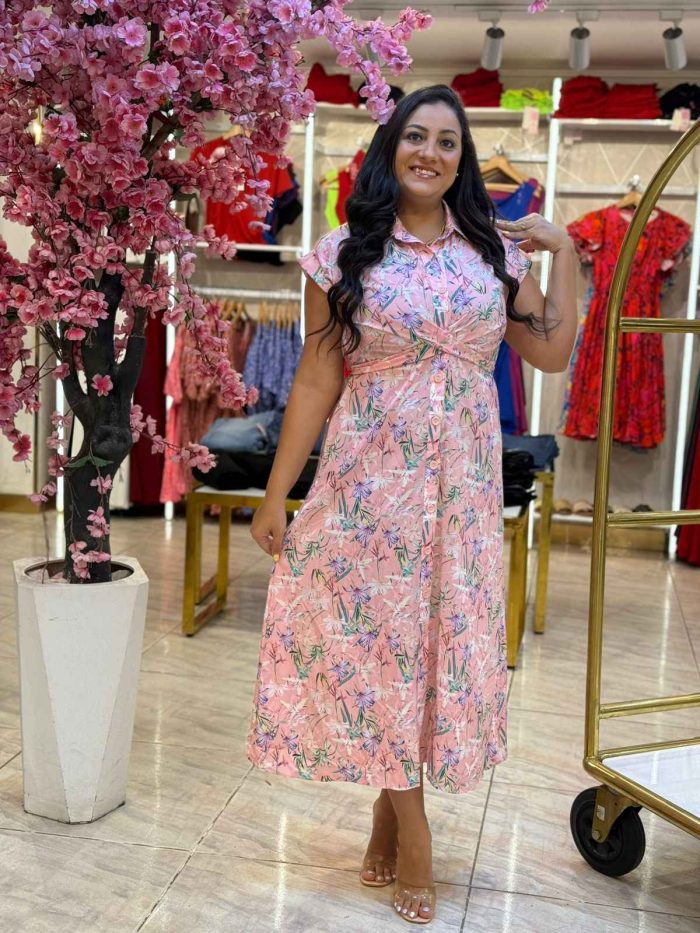 Sleeveless Colorful Long Dress - Image 15