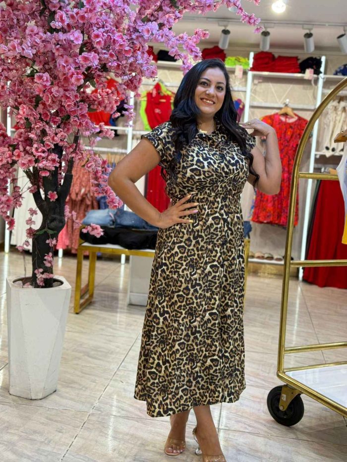 Sleeveless Colorful Long Dress - Image 9