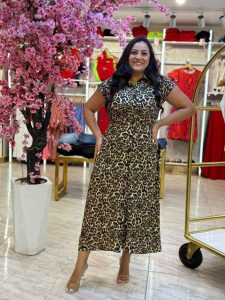 Sleeveless Colorful Long Dress - Image 8