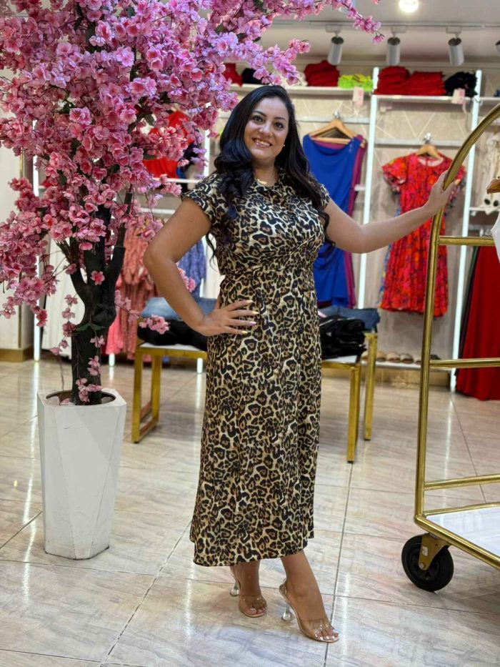 Sleeveless Colorful Long Dress - Image 6