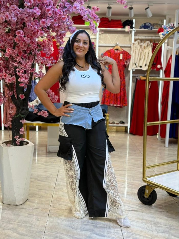 Black Wide Leg Jeans Wiest - Image 5