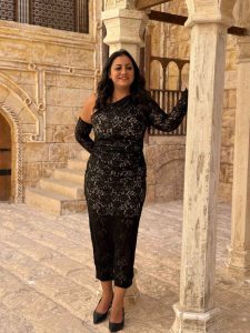 ⁦فستان تٌل وان شولدر كم طويل⁩ - الصورة ⁦9⁩