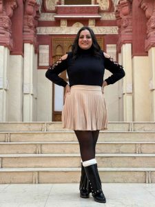 ⁦جيبة قصيرة لون سادة بيليسيه⁩ - الصورة ⁦3⁩