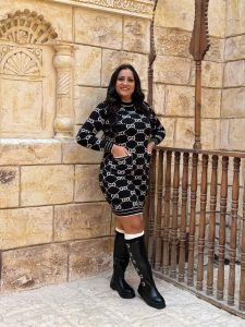 ⁦فستان قصير كم طويل GG⁩ - الصورة ⁦9⁩