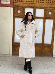 Long Sleeve Fru Long Coat