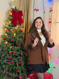 ⁦Long Sleeve Fru Coal Plain Color Coat⁩ - الصورة ⁦3⁩