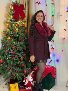 ⁦Long Sleeve Fru Coal Plain Color Coat⁩ - الصورة ⁦4⁩