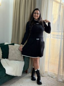 Set Two Pieces miu miu Long Sleeve Top & Short Skirt - Image 7