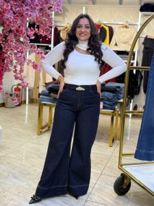 ⁦بنطلون جينز رجل واسعة⁩ - الصورة ⁦7⁩