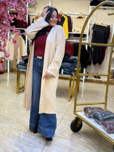 ⁦بنطلون جينز رجل واسعة⁩ - الصورة ⁦4⁩