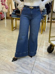 بنطلون جينز رجل واسعة