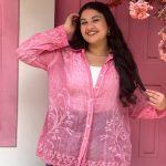 Long Sleeve Long Plaid Chemise