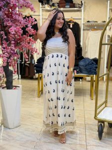 Sleeveless Plaid Long Dress - Image 3