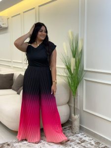 Wide Leg Color Gradient Pants - Image 5