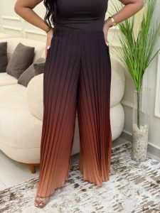 Wide Leg Color Gradient Pants - Image 2