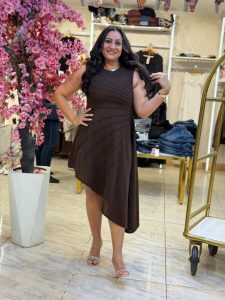 Plain Color Sleeveless Long Dress - Image 4