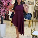 Plain Color Sleeveless Long Dress