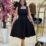 Sleeveless Plain Color Long Dress