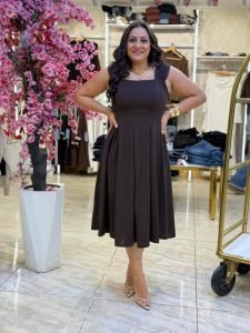 Sleeveless Plain Color Long Dress - Image 6