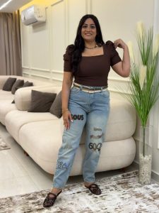 Plain Color Short Sleeve Top - Image 2