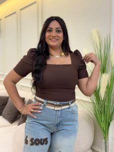 Plain Color Short Sleeve Top