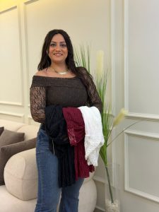 Long Sleeve Lace Top - Image 2