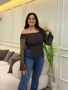 Long Sleeve Lace Top - Image 3