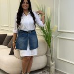 Long Sleeve Chemise Dress