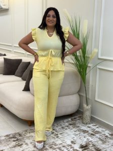 Plain Color Wide Leg Pants - Image 9