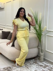 Plain Color Wide Leg Pants - Image 11