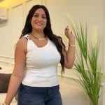 Sleeveless Side Brooch Top