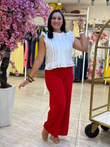 Sleeveless Plain Color Blouse - Image 12