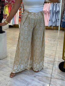Front Buttons Wide Leg Pants - Image 14