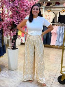 Front Buttons Wide Leg Pants - Image 13