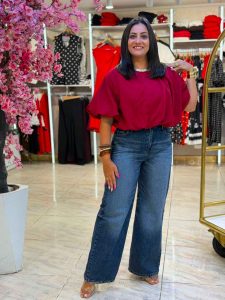 Short Sleeve Plain Color Top - Image 4
