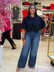 Short Sleeve Plain Color Top - Image 8