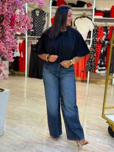 Short Sleeve Plain Color Top - Image 7