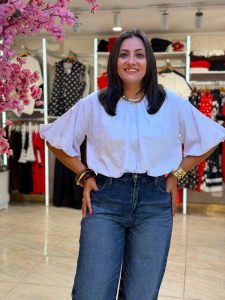 Short Sleeve Plain Color Top - Image 13