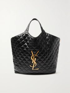 YSL Black Leather Bag - Image 2