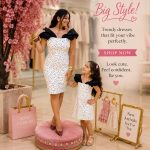 Off Shoulder Polka Dots Long Dress