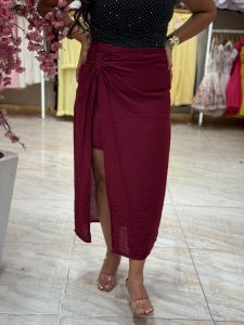 ⁦Plain Color Skirt⁩ - الصورة ⁦6⁩