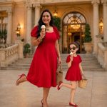 Short Sleeve Plain Color Long Dress