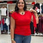 Short Sleeve Polka Dots T-shirt