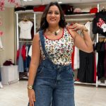 Sleeveless Flowers T-shirt